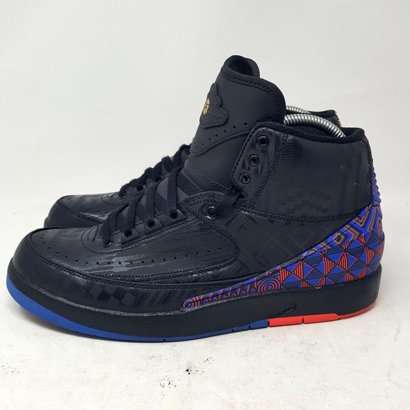 Jordan 2 II Retro Black History Month BHM BQ7618-007 1 3 4 5 6 7 11 13 14 8 9 10 - Picture 3 of 16